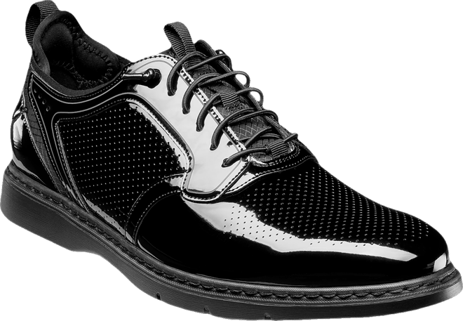 Men's Spyre Plain Toe Elastic Lace Shoe