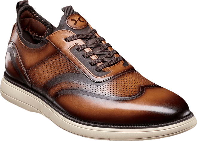 Men's Edgewood Wingtip Elastic Lace Shoe