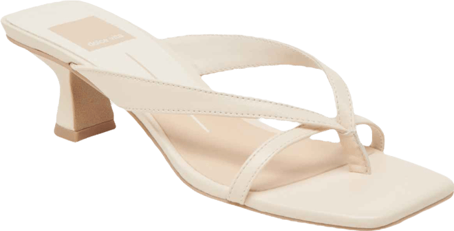 Women's Brevel Thong Low Block Heel Dress Sandals