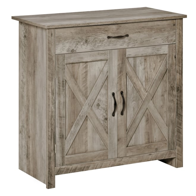 32" Modern Farm Style Sideboard Storage Buffet Server Cabinet Organizer