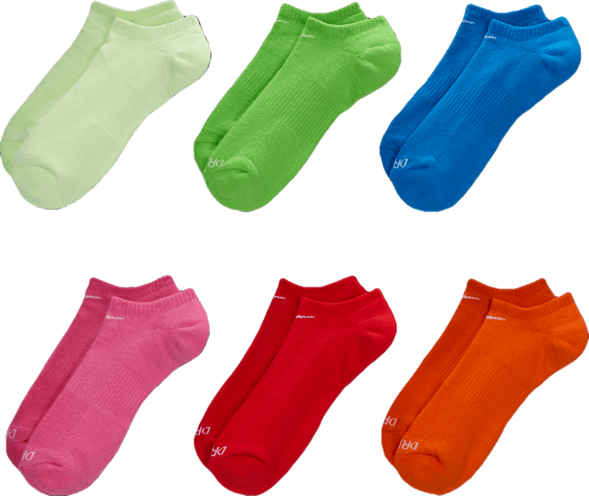 Nike Everyday Plus Cushioned Training No-Show Socks (6 Pairs)