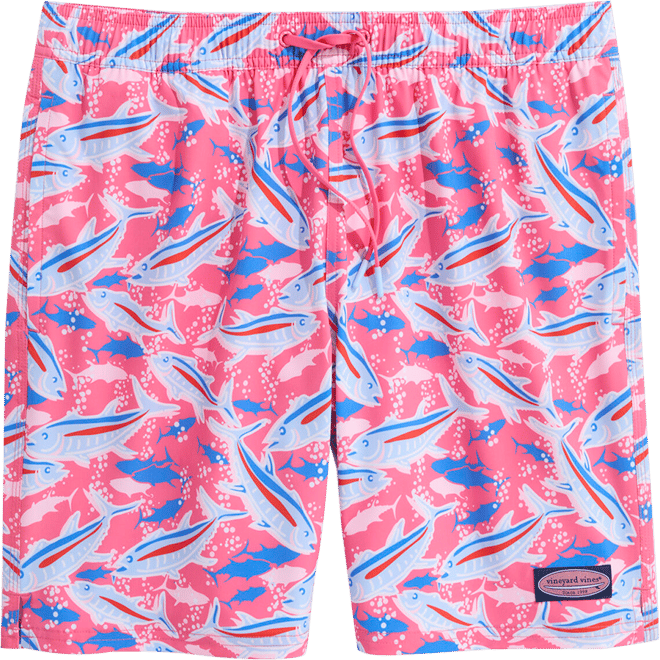 7 Inch Printed Chappy Swim Trunks