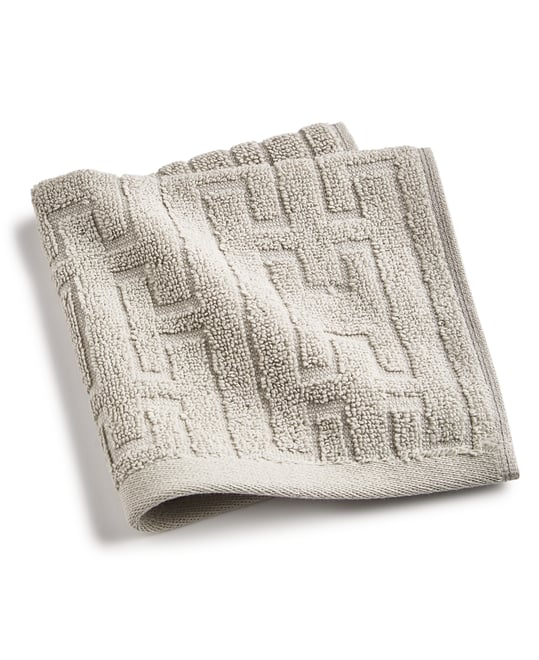 Sculpted Chain-Link Wash Towel, 13" x 13", Exclusively at Macy's
