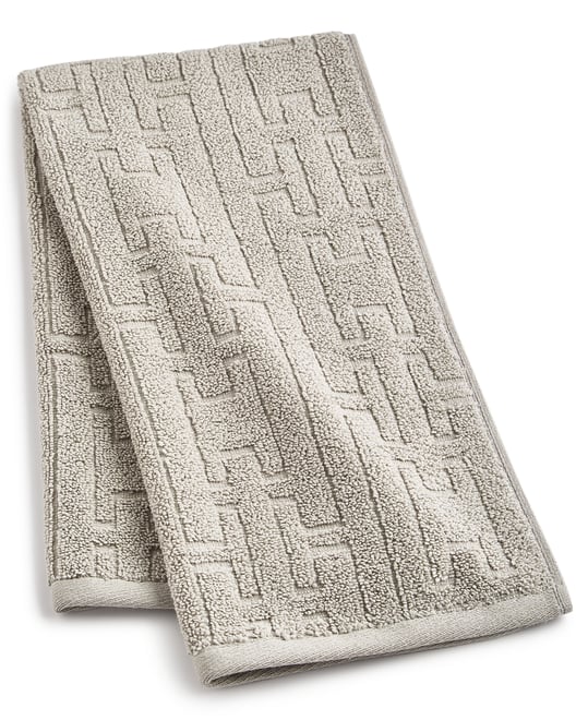 Sculpted Chain-Link Hand Towel, 16" x 30", Exclusively at Macy's