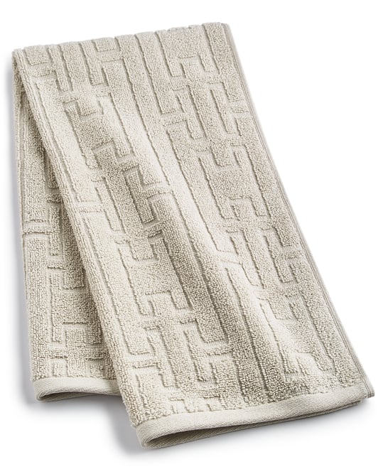 Sculpted Chain-Link Hand Towel, 16" x 30", Exclusively at Macy's