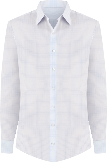 Men's Long Sleeve Button-Front Micro Check Dress Shirt, Exclusively at Macy's