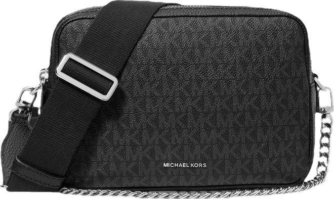 Michael  Bryant Medium Double Zip Chain Camera Crossbody