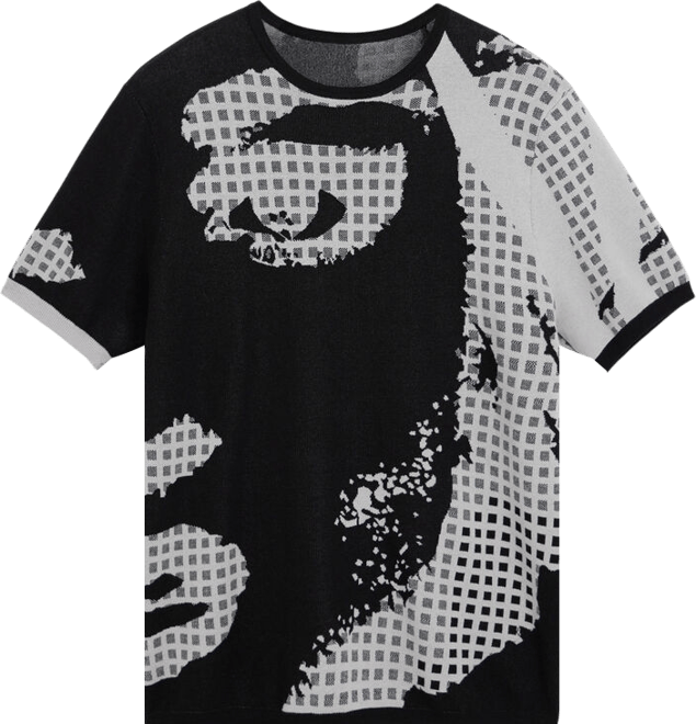 Men's Printed Jacquard T-shirt