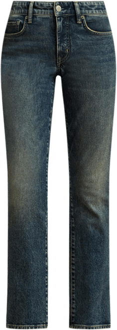 Women's Mid-Rise Straight Ankle Jeans