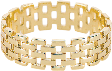 Linked Band Ring