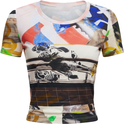 Women's Collage print T-shirt