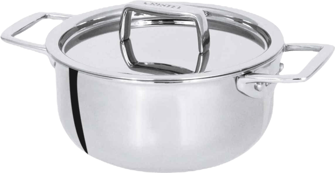Castel Pro Mini 0.7-Qt. Stainless Steel Stewpan With Lid