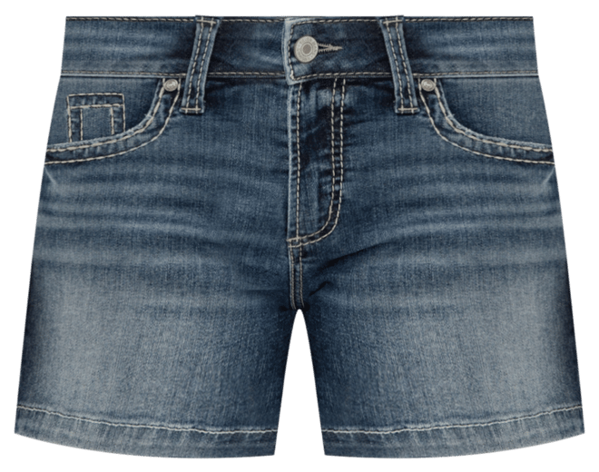 Women's Suki Mid Rise Curvy Fit Shorts