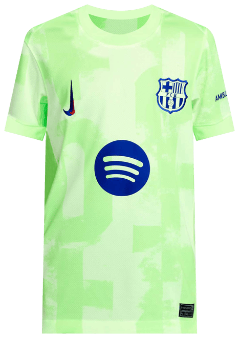 FC Barcelona Stadium 2024/25, třetí Replika fotbalového dresu Nike Dri-FIT pro větší děti