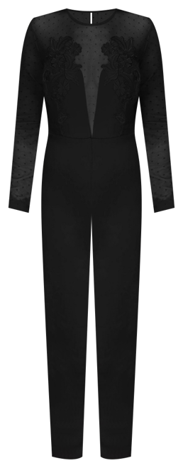 Women's Lace Applique Catsuit