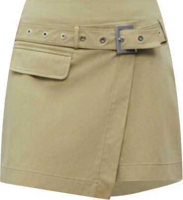 Women's Belt Detailed Skort