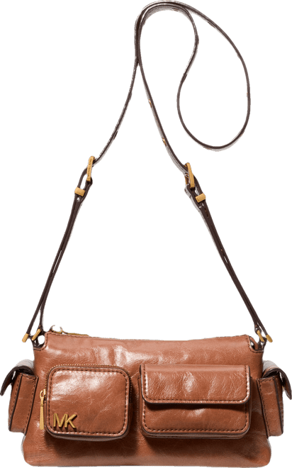 Michael  Dakota Small Leather Convertible Pocket Crossbody