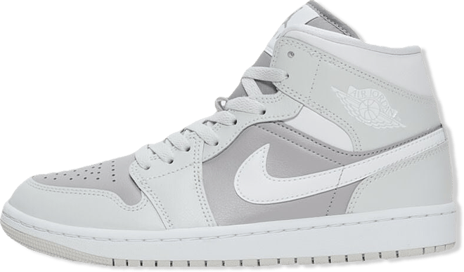 Nike Air Jordan 1 ホワイト US 7 Nike Air Jordan 1 Mid Quilted Triple Off White Women Sz 8.5