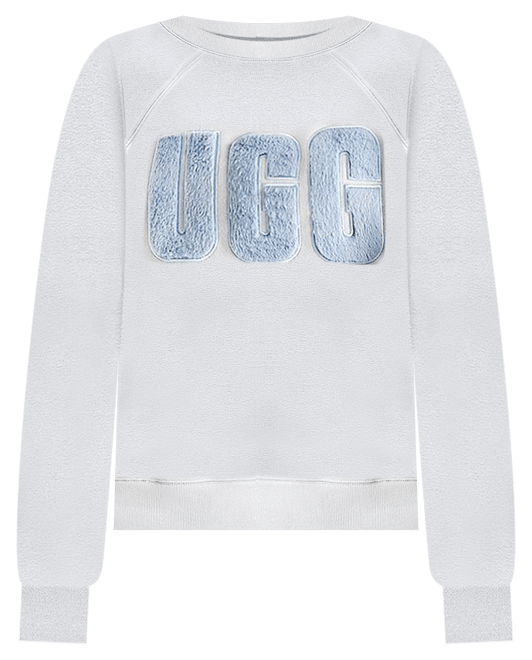 ꒰ UGG ꒱ Madeline Fuzzy Logo Crewneck 水色 1123718-AHN_1.png?_s=RAABAB0