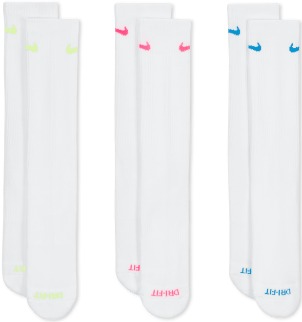 Nike Everyday Plus Cushioned Training Crew Socks (3 Pairs)
