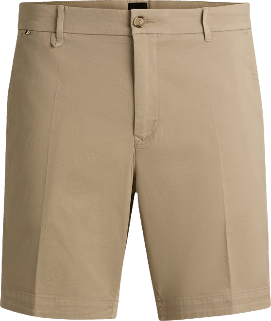 Boss by  Men's Cotton-Twill Slim-Fit Shorts