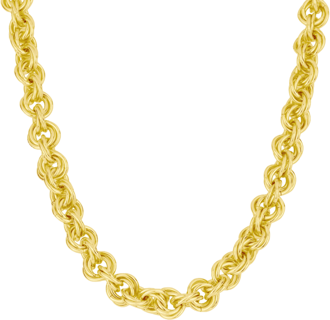 Circle Link Chain Necklace