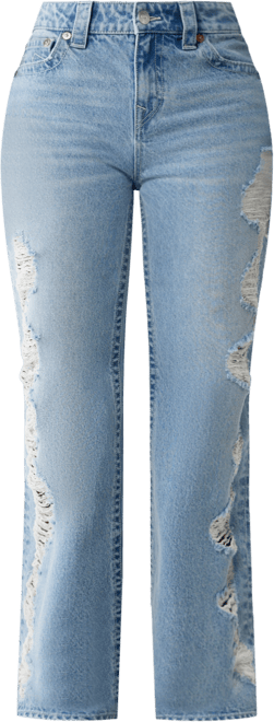 Women's Heavily Destroyed Bobbi Baggy Jeans