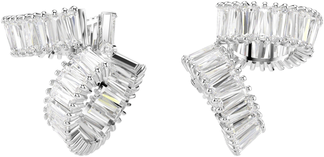 Ariana Grande x  Crystal Baguette Cut Cuff Earrings