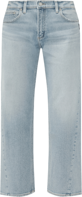 Women's Mid Rise Relaxed Straight Leg Jeans