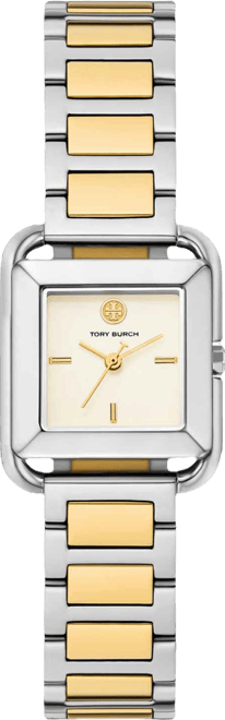 Women's The Kira Square Two-Tone Stainless Steel Bracelet Watch 24mm