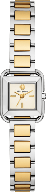 Women's The Kira Square Two-Tone Stainless Steel Bracelet Watch 18mm