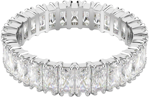 Crystal Baguette Cut Radiant Band Ring