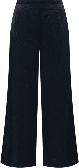Women's Wrinkled Wide-Leg Pants