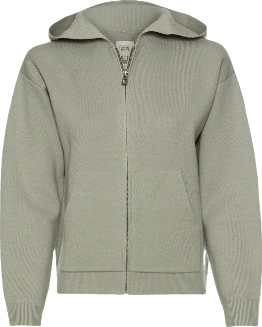 Knitted cardigan for Women in Green | camel active