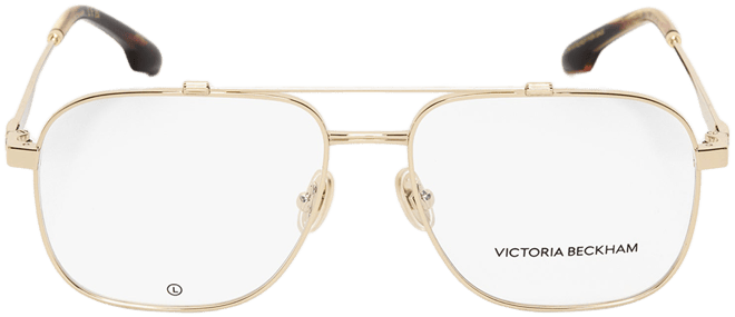 Metal Aviator Optical Glasses In Gold
