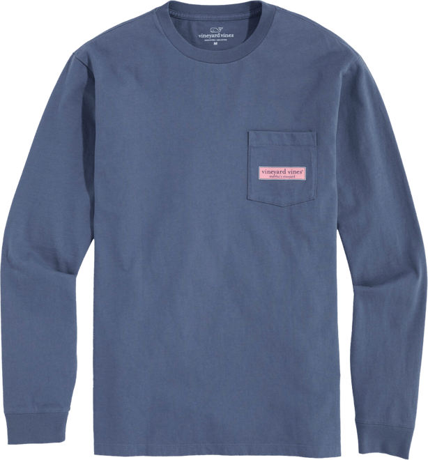 Classic Logo Box Long-Sleeve Pocket Tee