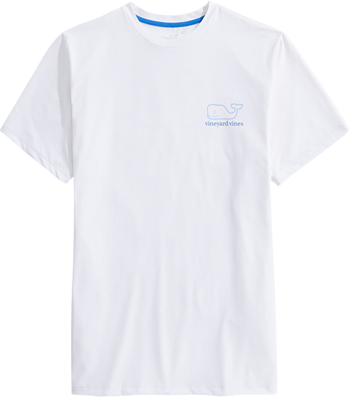 Whale Logo Short-Sleeve Harbor Performance Tee