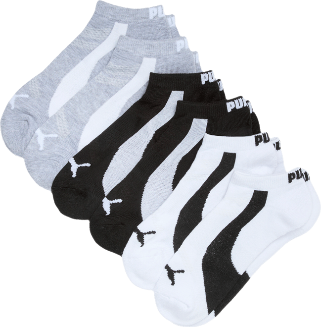 PUMA Men's Half-Terry Low Socks (6 Pairs)