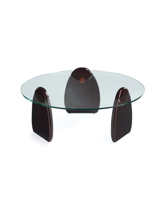 Artesia 35.43" Modern Tempered Glass Top Coffee Table