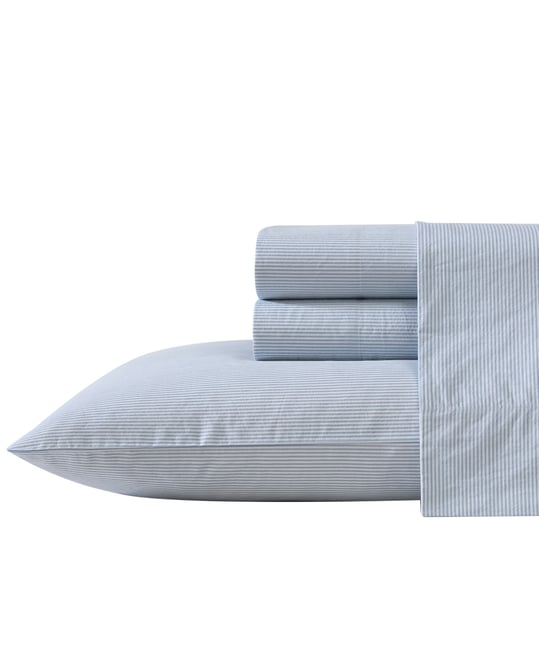 Cotton Percale 4-Piece Sheet Set, King