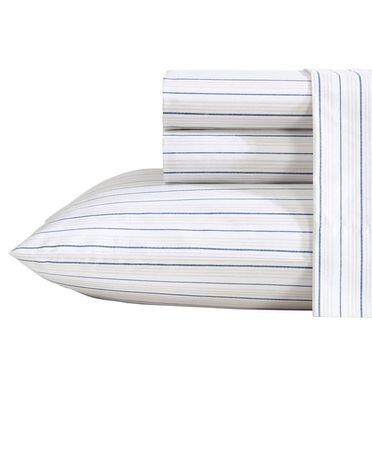 Cotton Percale 4-Piece Sheet Set, King