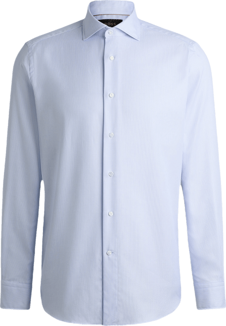 Boss by  Men's Crease-Resistant Regular-Fit Dress Shirt