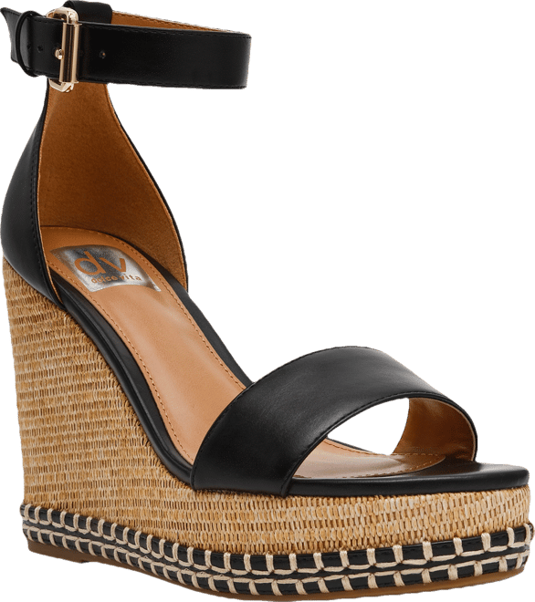 Women's Tammara Ankle-Strap Platform Whipstitch Wedge Sandals
