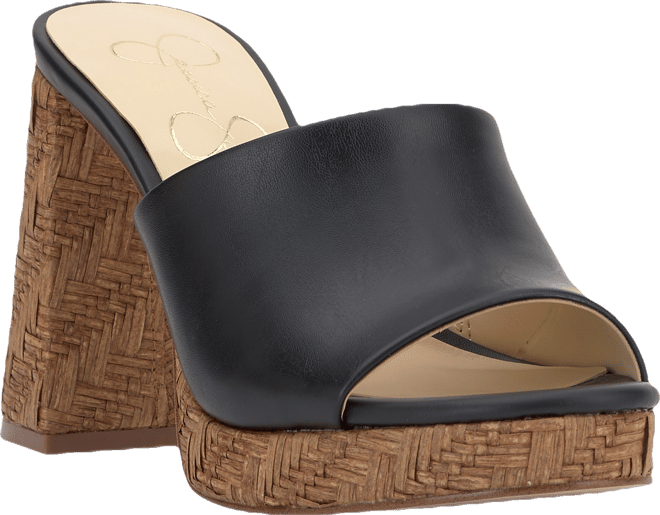 Jessica Simpson Women's Kameena Block-Heel Slip-On Sandals