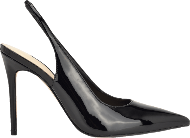 Women's Feather Slingback Stiletto Pumps