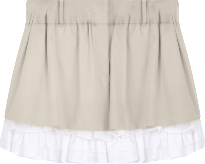 Women's Layered Mini Skirt