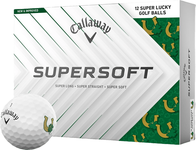 ✨2025未使用級✨BALLSEY　Coconutセミロングジレ　ツイード　36 Callaway 2025 Supersoft Lucky Golf Balls | Golf Galaxy