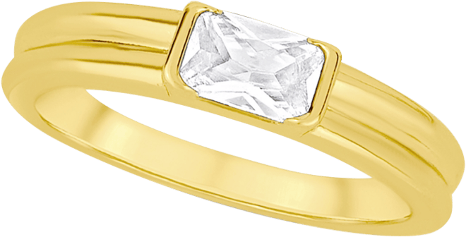 Cubic Zirconia Band Ring