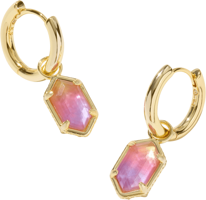 14k Gold-Plated Hallie Huggie Earrings