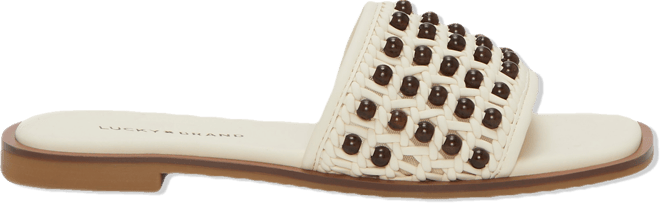 Women's Gidya Beaded Slide Flat Sandals